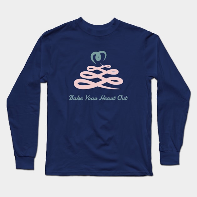 Bake Your Heart Out Long Sleeve T-Shirt by Craft and Crumbles